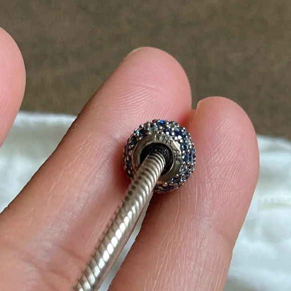 Authentic Pandora Bracelet with 3 Charms Limited Edition - Picture 7 of 16